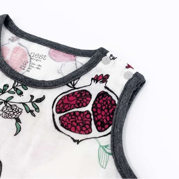 Two Brand New Bamboo Pima Sleeveless Rompers by Nest Design - Picture 14 of 16